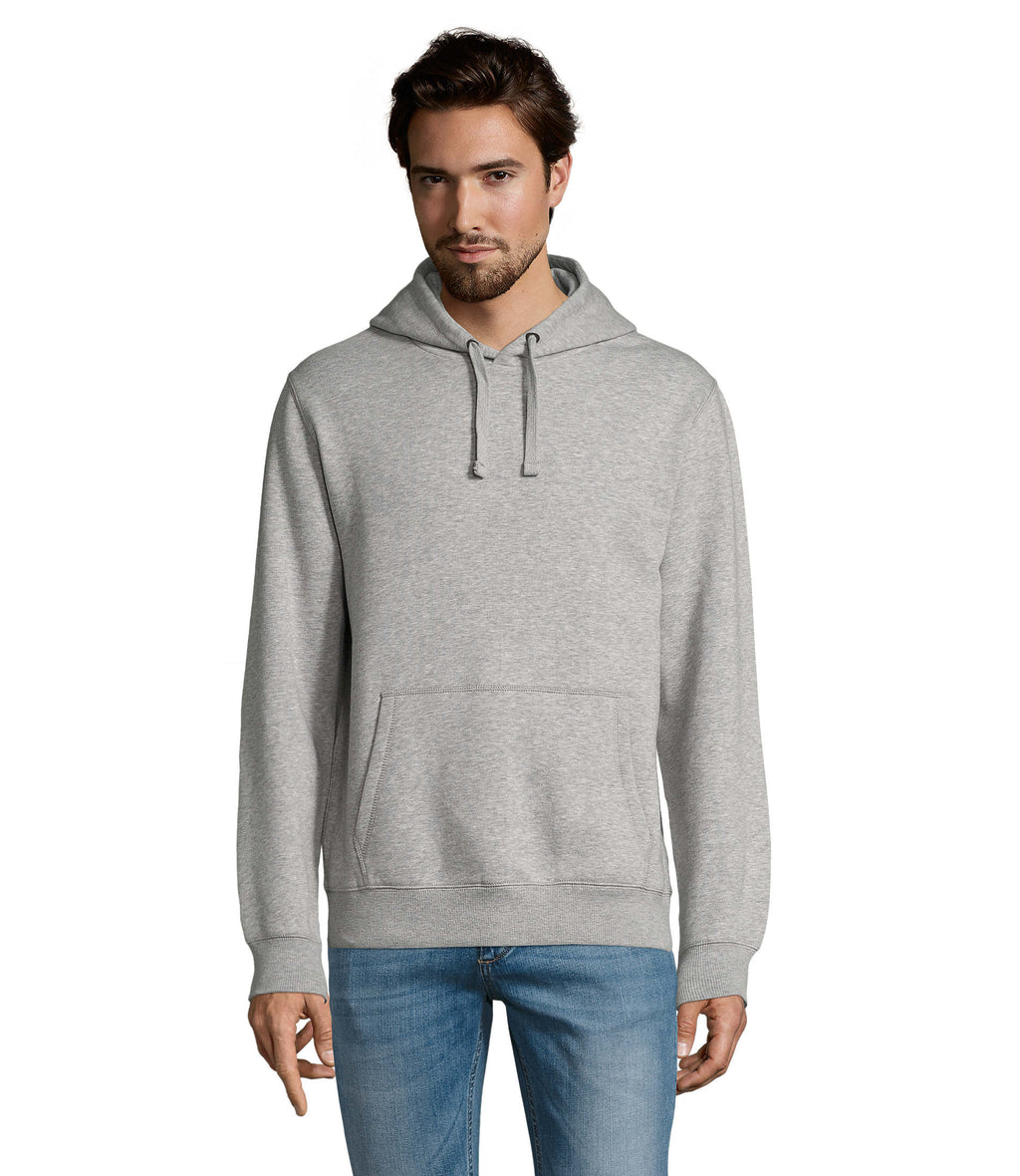 SPENCER – SPENCER HOODED SWEAT 280 – Grey Melange 2