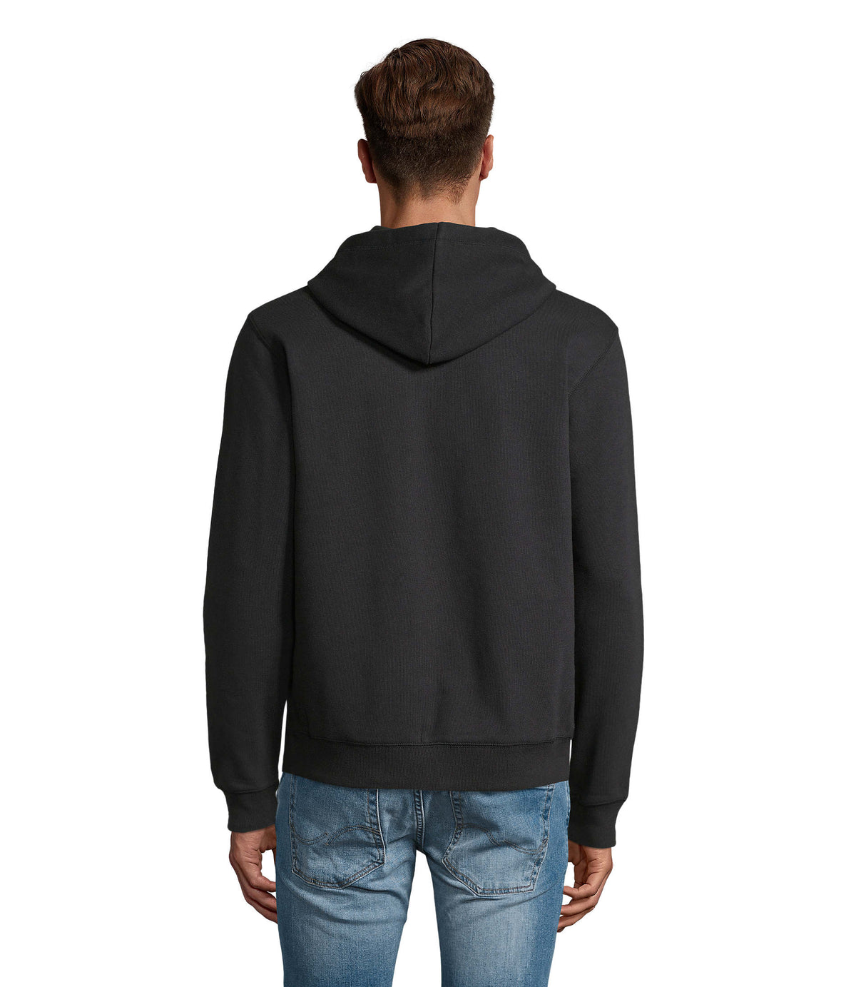 SPIKE MEN – SPIKE MEN ZIP HOODIE SWEAT – item picture back