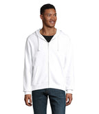 SPIKE MEN – SPIKE MEN ZIP HOODIE SWEAT – White