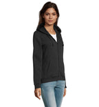 SPIKE WOMEN – SPIKE WOMEN ZIP HOOD SWEAT – item picture side
