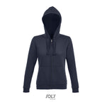 SPIKE WOMEN – SPIKE WOMEN ZIP HOOD SWEAT – French Navy