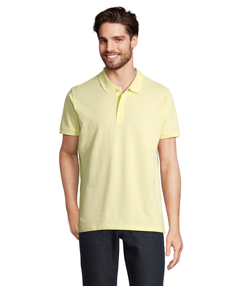 PLANET MEN – PLANET MEN Polo 170g – Light Yellow