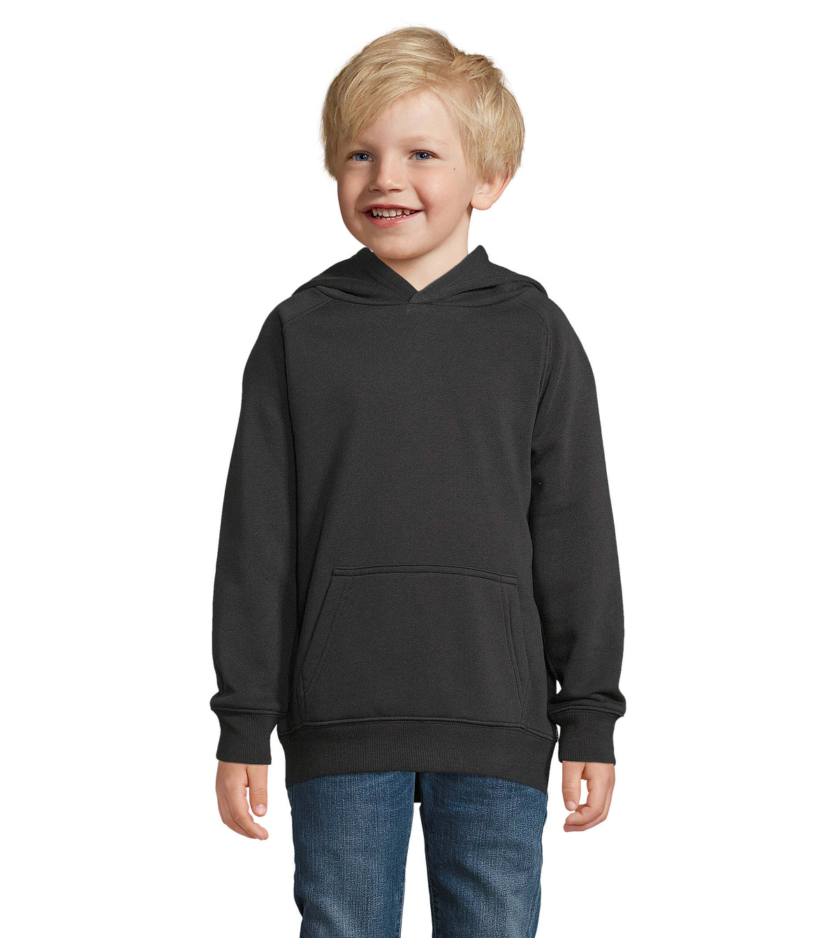 STELLAR KIDS – STELLAR KIDS HOODED  SWEAT – Black