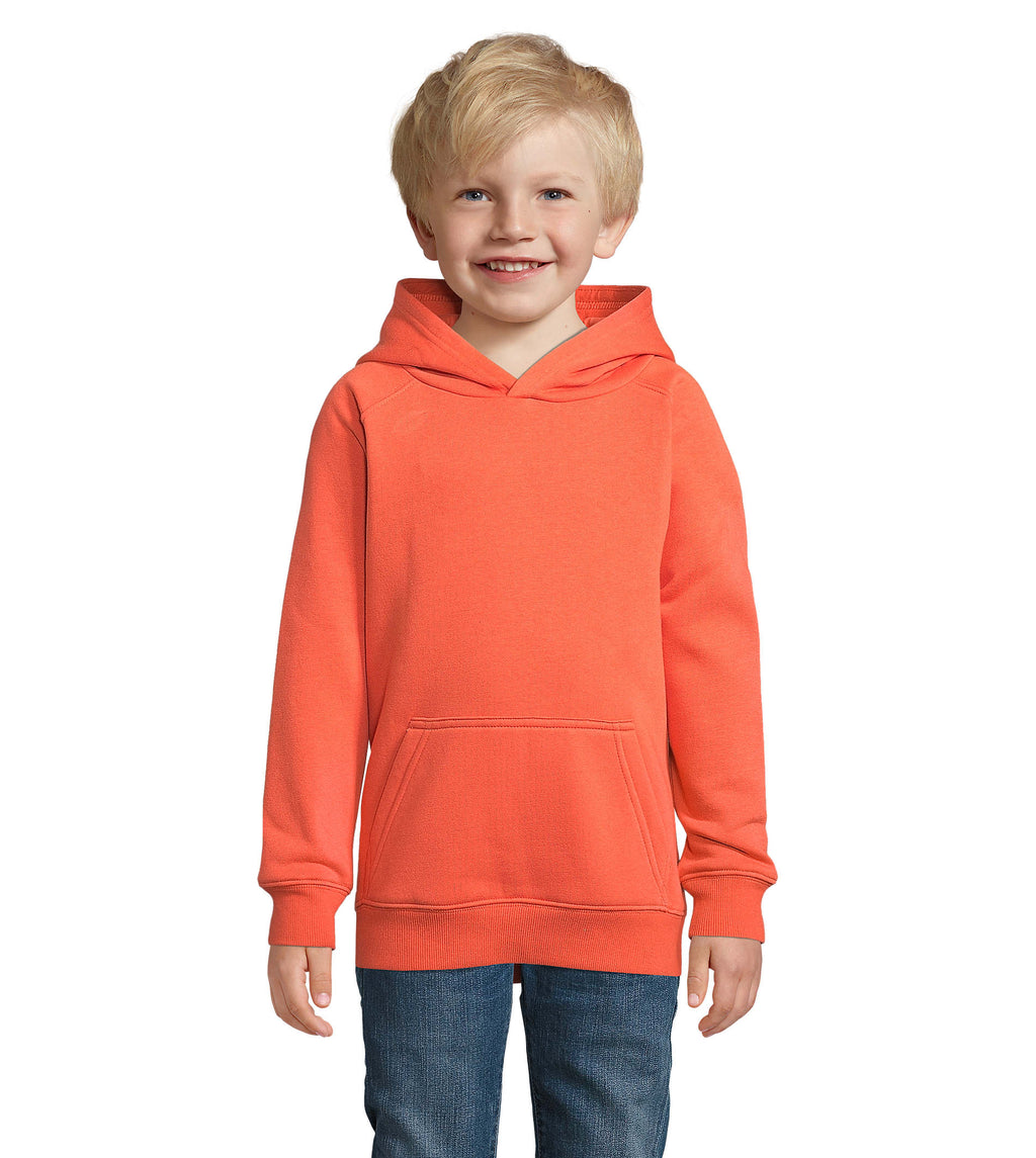 STELLAR KIDS – STELLAR KIDS HOODED  SWEAT – Burnt Orange