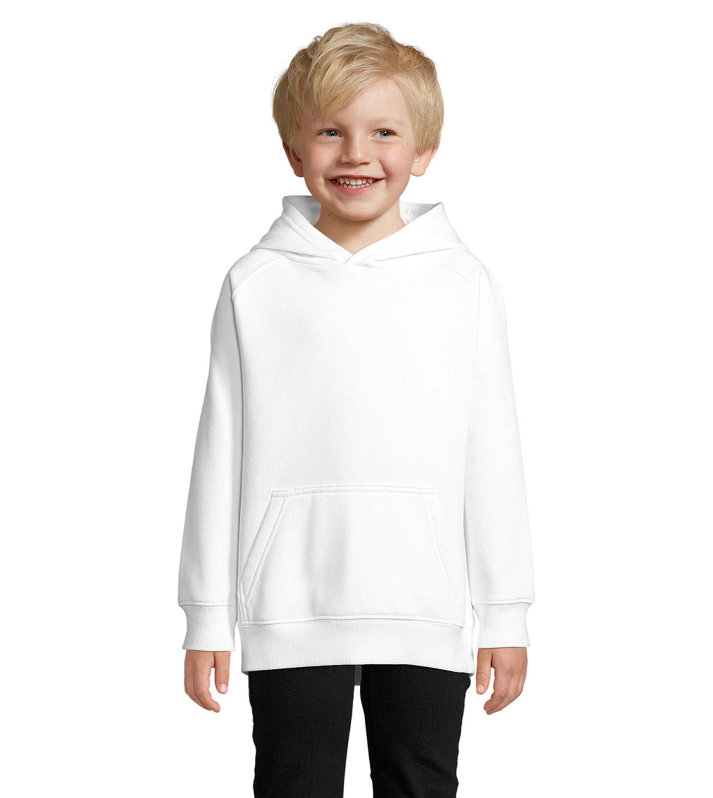STELLAR KIDS – STELLAR KIDS HOODED  SWEAT – White