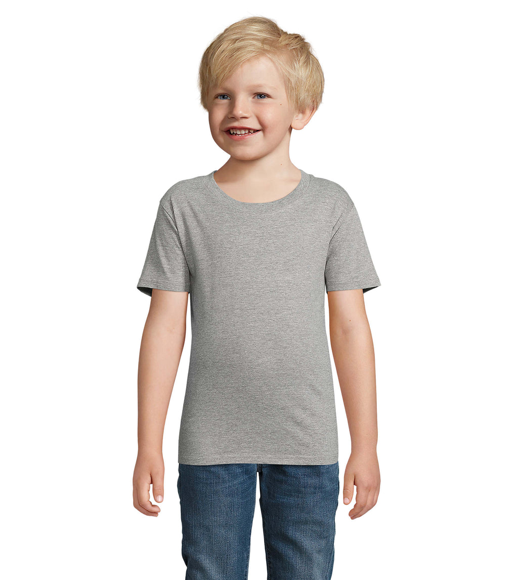 PIONEER KIDS – PIONEER KIDS T-SHIRTORGANIC – Grey Melange