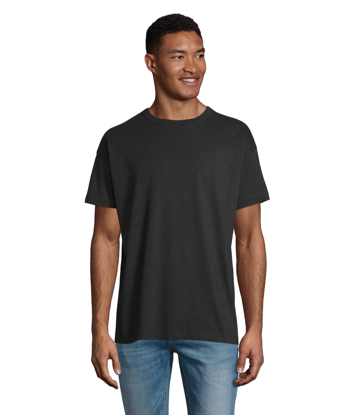 BOXY MEN – BOXY MEN OVERSIZED T-SHIRT – Deep Black