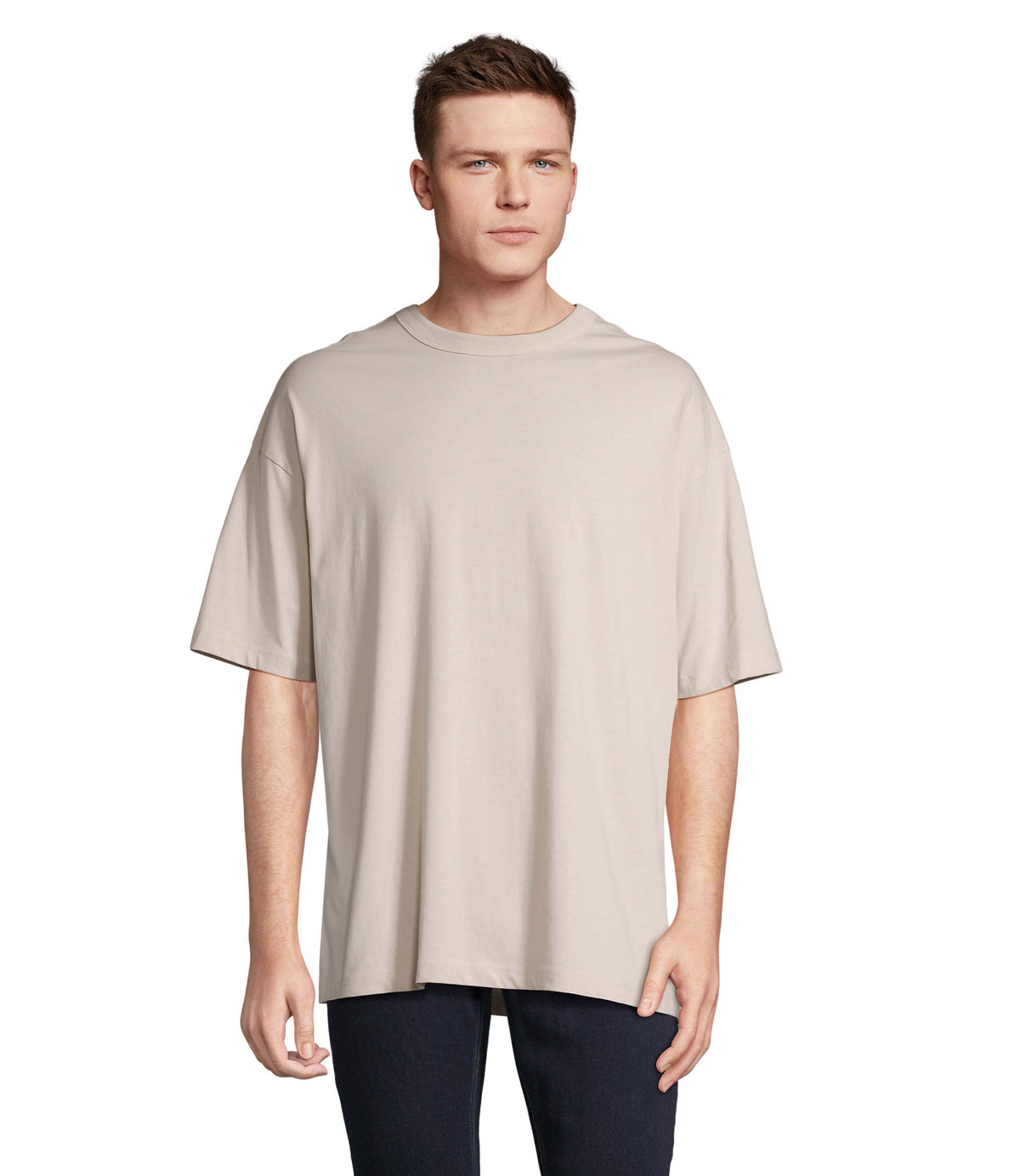 BOXY MEN – BOXY MEN OVERSIZED T-SHIRT – Linen Twin