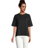 BOXY WOMEN – BOXY WOMEN OVERSIZE T-SHIRT – Deep Black