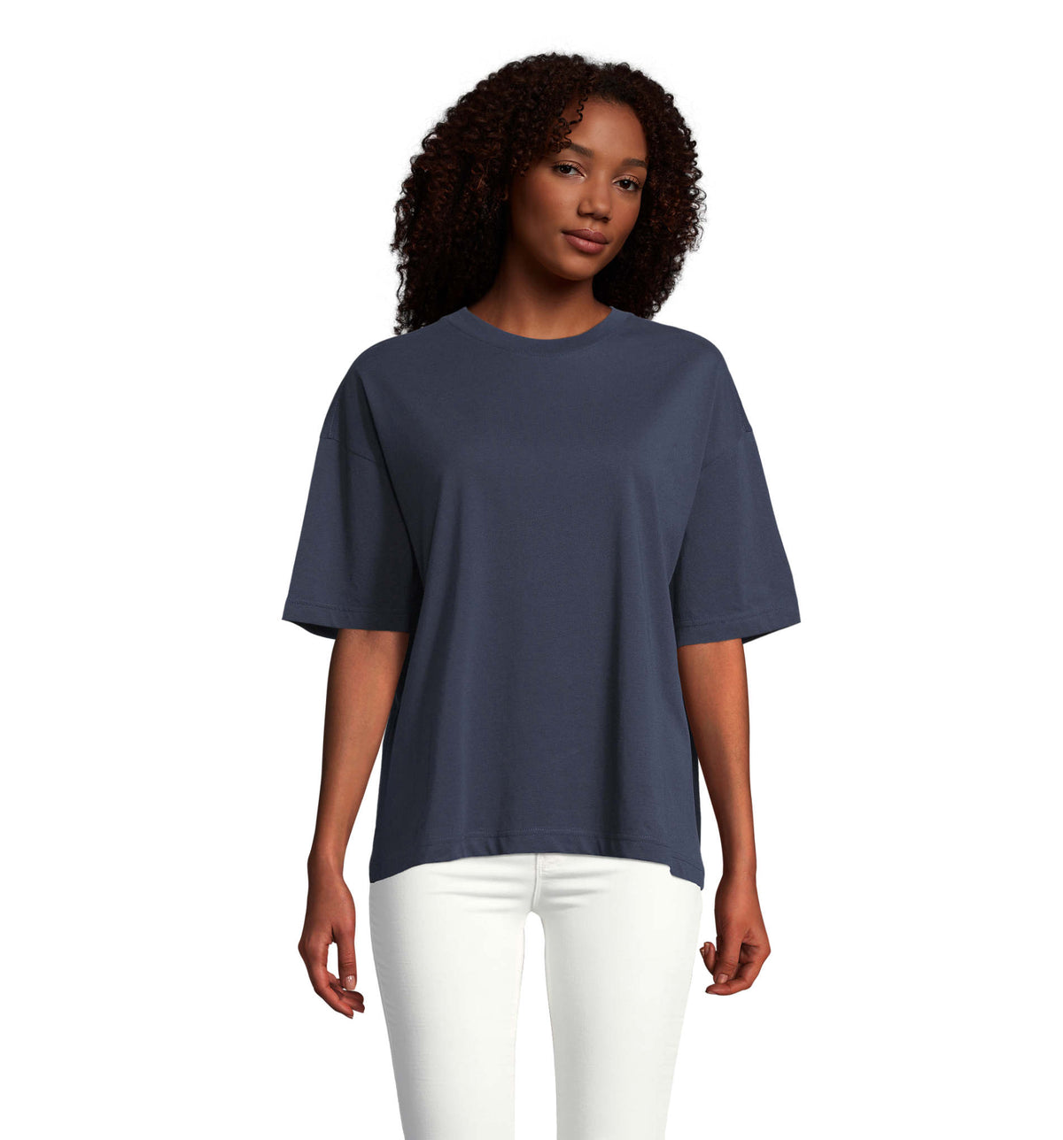BOXY WOMEN – BOXY WOMEN OVERSIZE T-SHIRT – French Navy