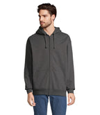 CARTER – CARTER Full Zip Hoodie – Charcoal Melange
