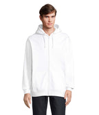 CARTER – CARTER Full Zip Hoodie – White