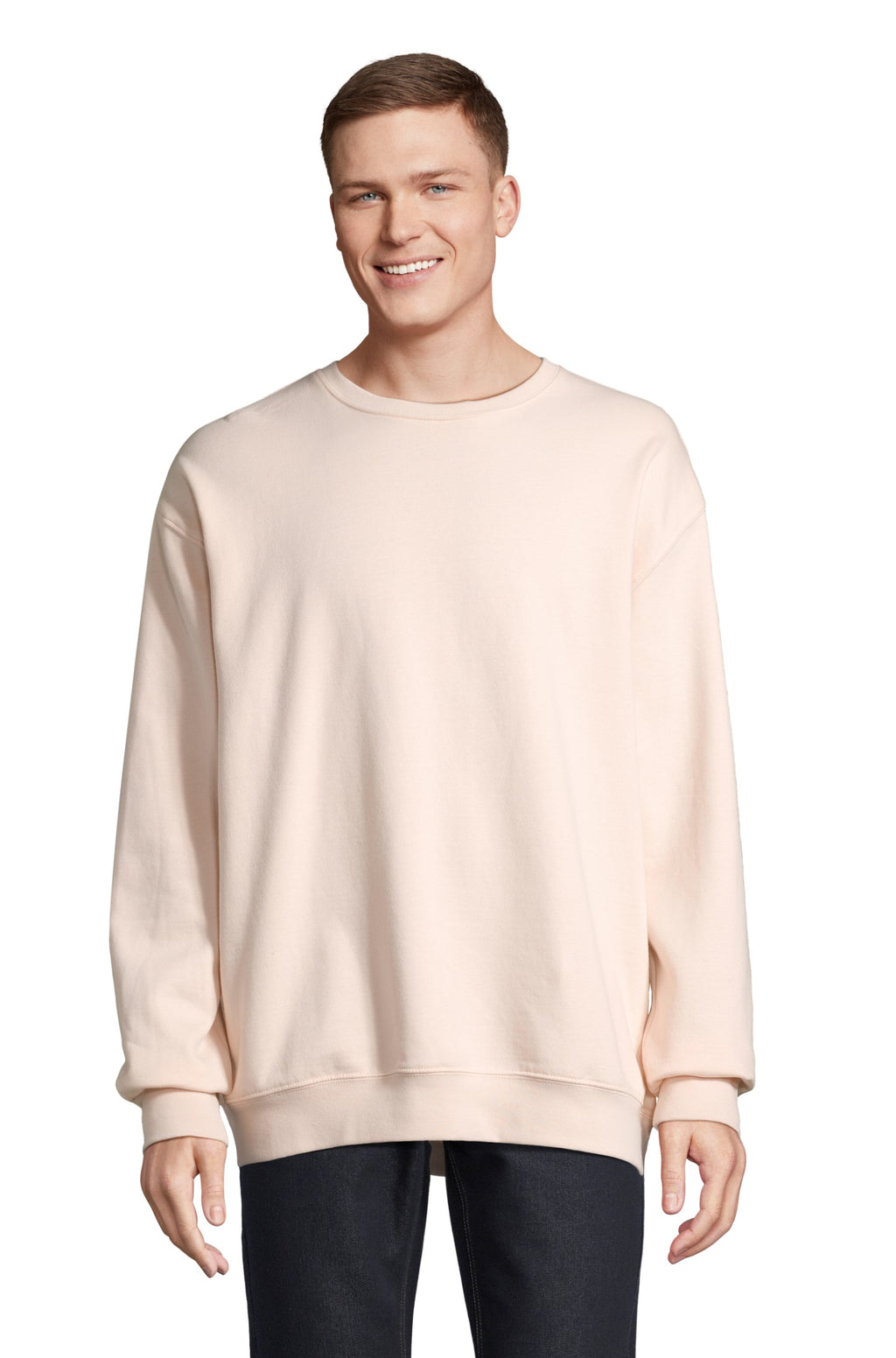 COLUMBIA – COLUMBIA UNISEX SWEAT SHIRT – Creamy Pink