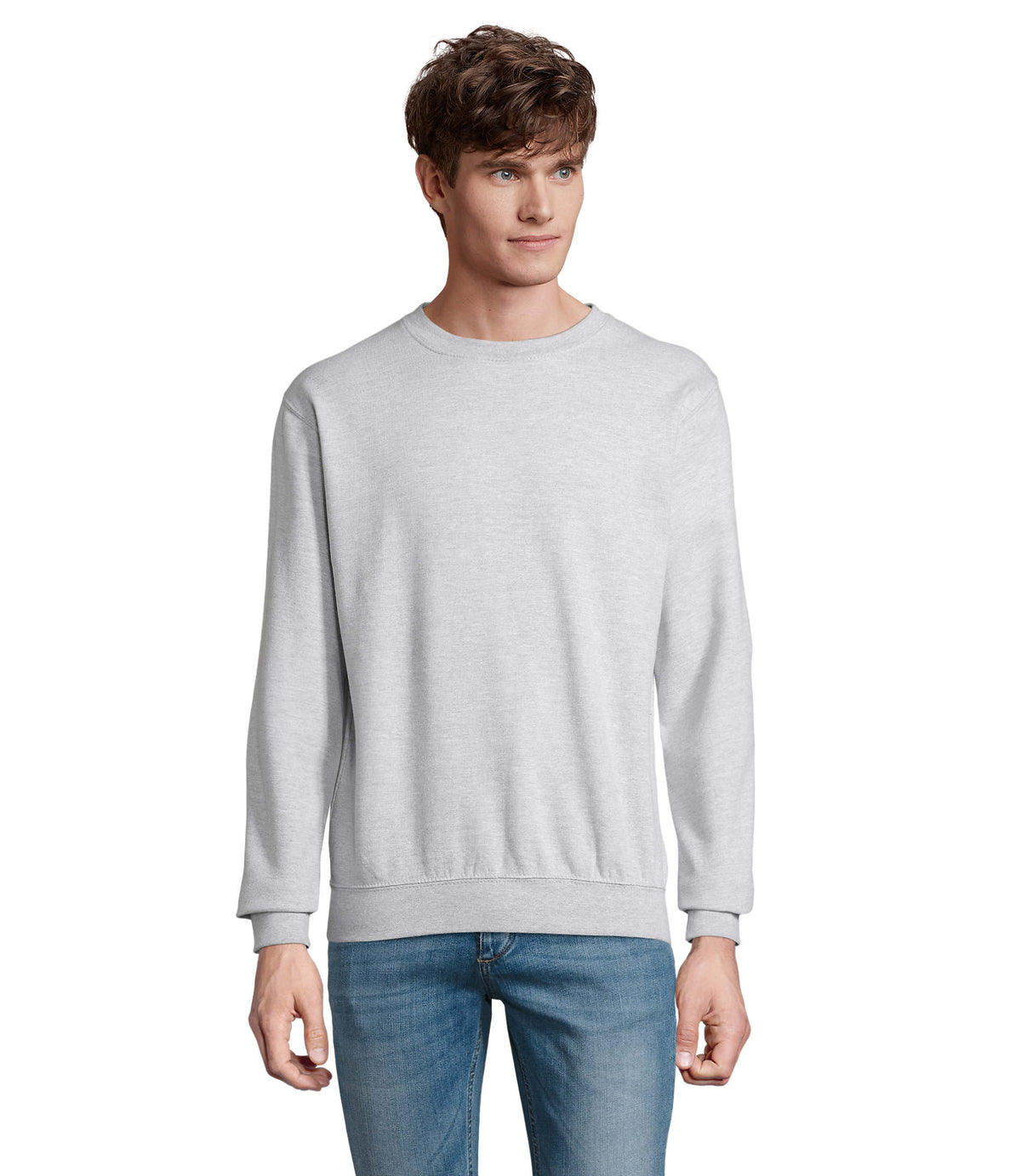 COLUMBIA – COLUMBIA UNISEX SWEAT SHIRT – Grey Melange 2