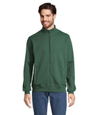 COOPER – COOPER FULL ZIP SWEAT – Bottle Green
