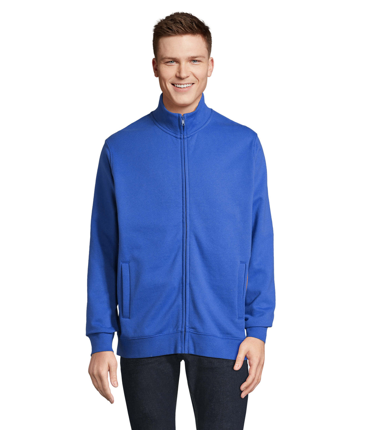 COOPER – COOPER FULL ZIP SWEAT – Royal Blue