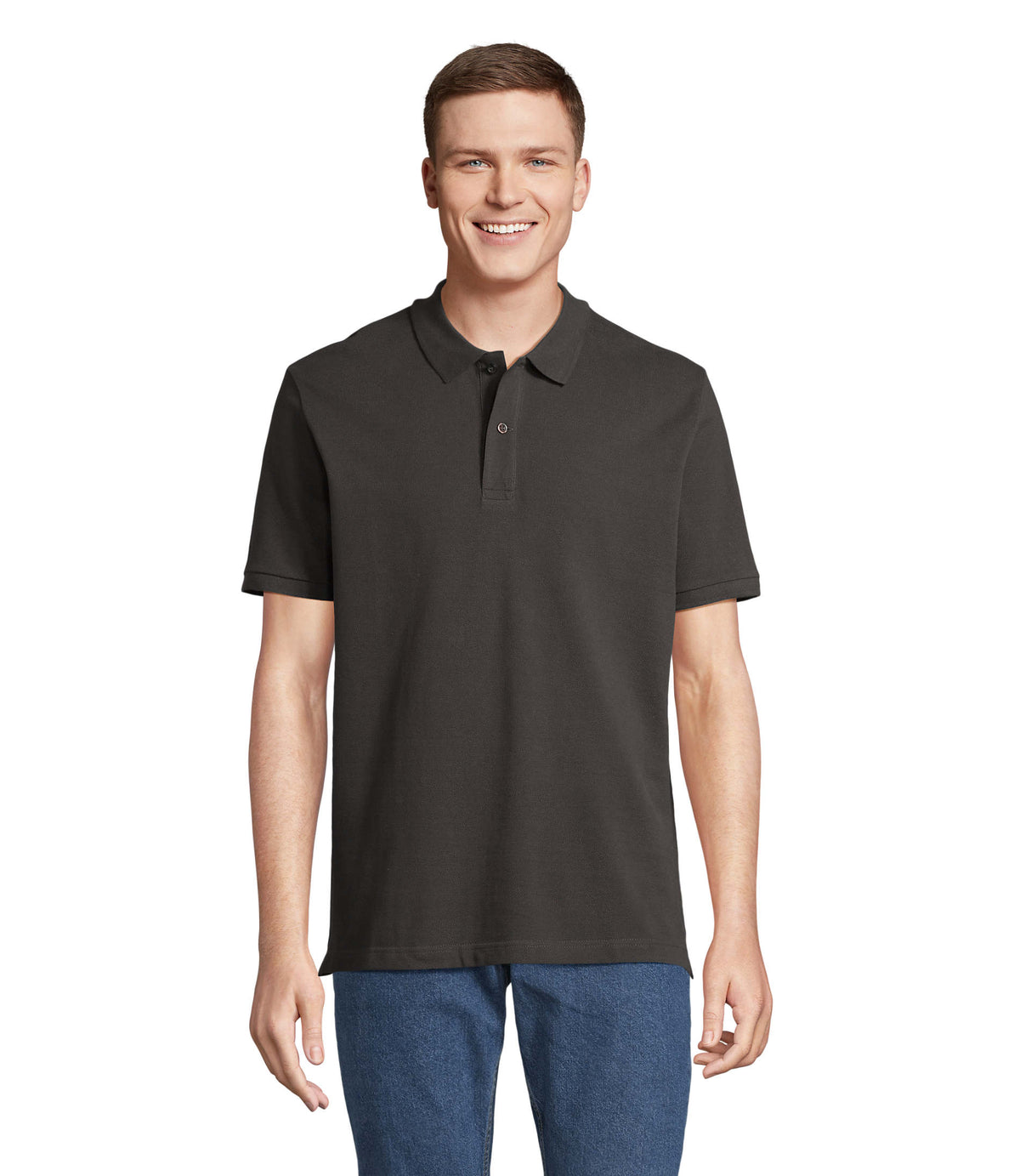 PEGASE – PEGASE Polo Organic 210g – Carbon Grey