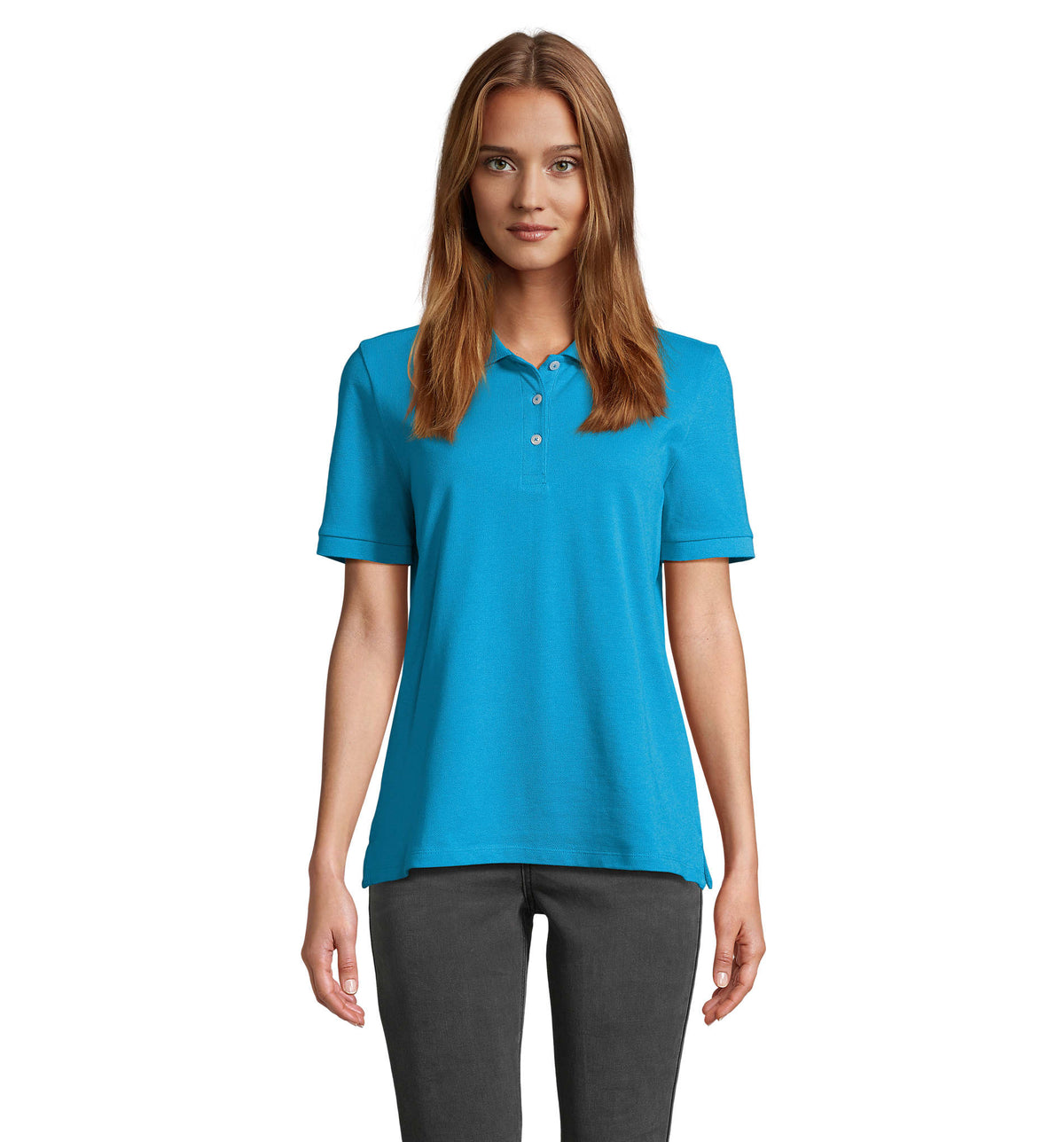 PACIFIC WOMEN – PACIFIC WOMEN POLO – Aqua