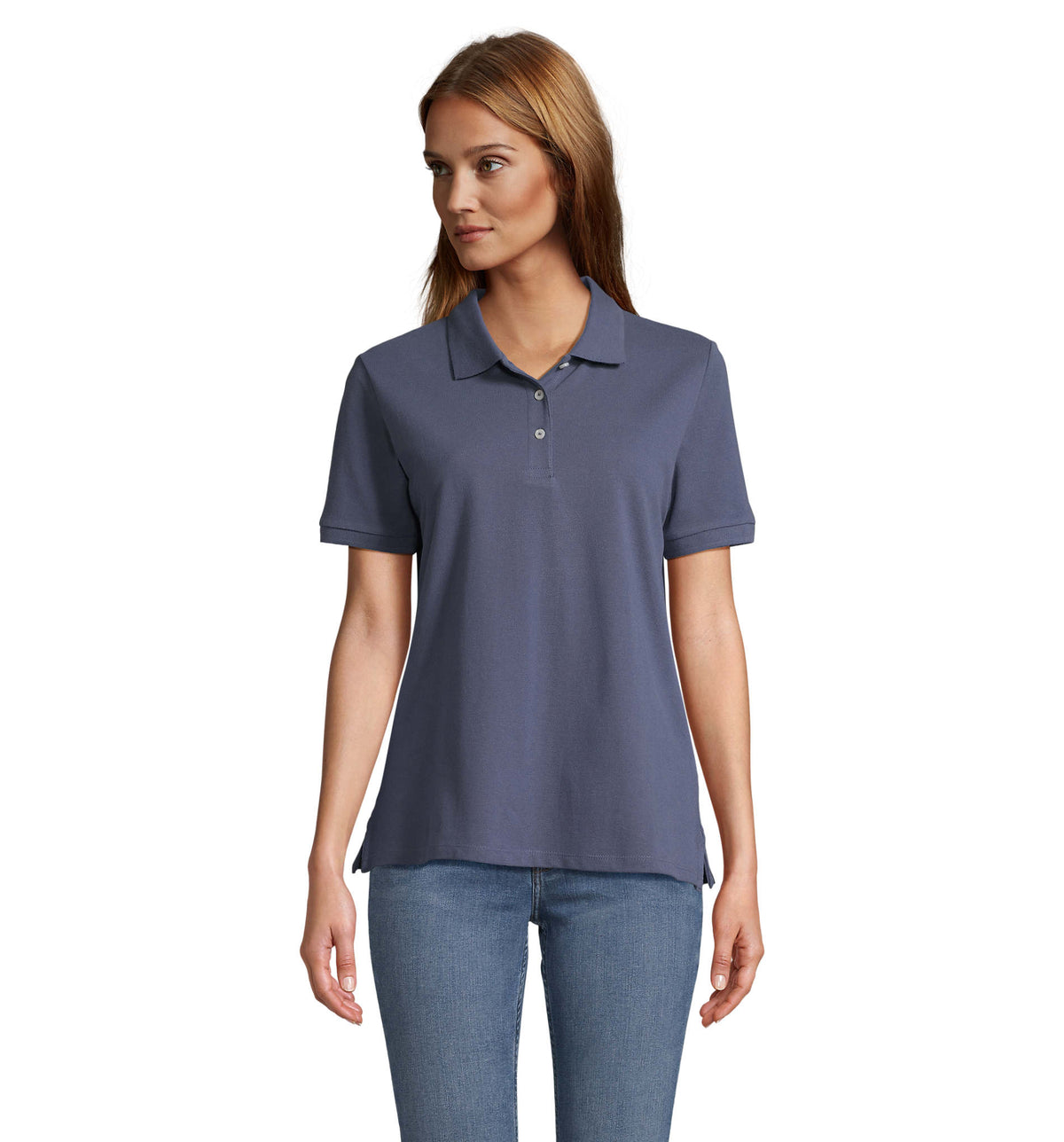 PACIFIC WOMEN – PACIFIC WOMEN POLO – Denim