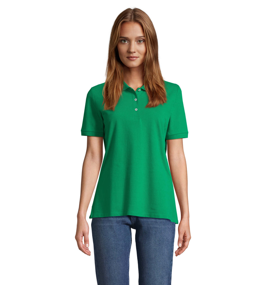 PACIFIC WOMEN – PACIFIC WOMEN POLO – Kelly Green