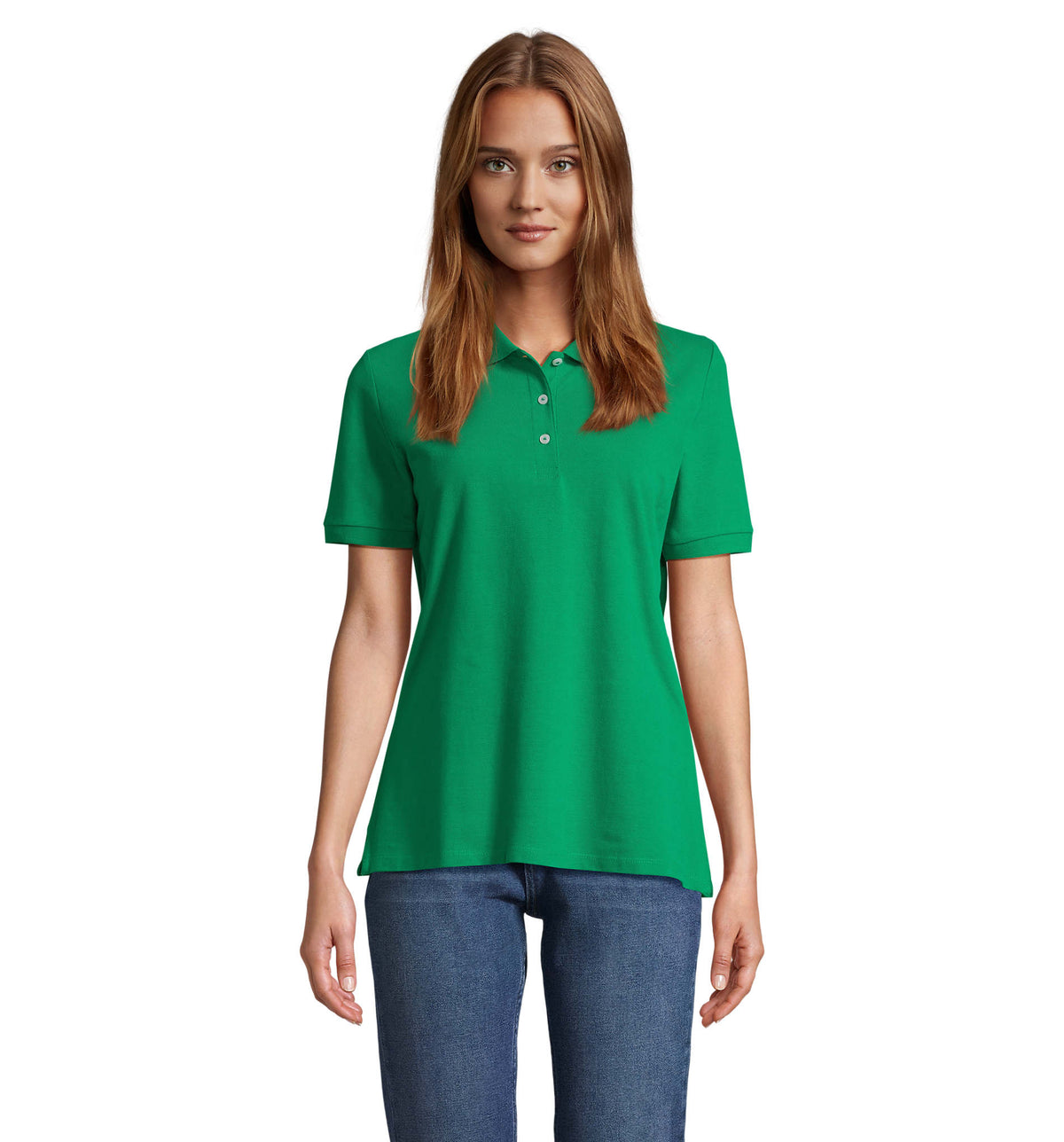 PACIFIC WOMEN – PACIFIC WOMEN POLO – Kelly Green