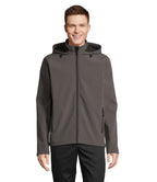 RACE HOODED MEN – RACE MEN HOODED JACKET – Charcoal Grey