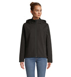 RACE HOODED WOMEN – RACE WOMEN HOODED JACKET – Black