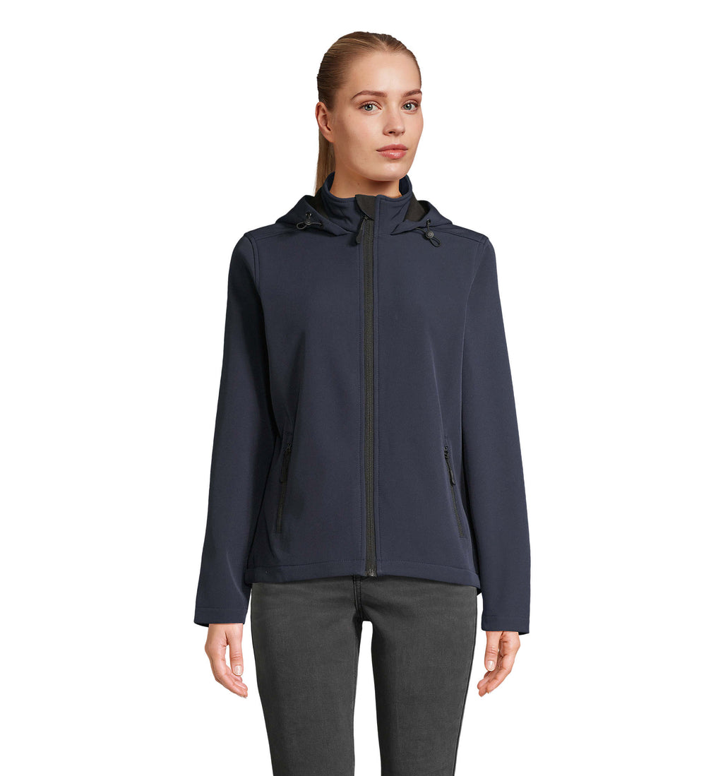 RACE HOODED WOMEN – RACE WOMEN HOODED JACKET – French Navy