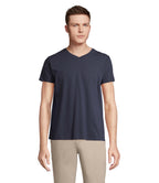 REGENT V – REGENT V  V-NECK T-SHIRT – French Navy