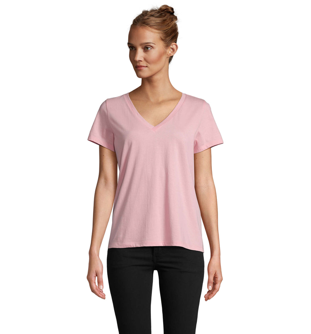 REGENT V WOMEN – REGENT V T-SHIRT WOMEN – Candy Pink