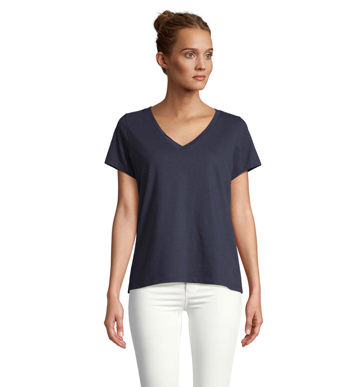 REGENT V WOMEN – REGENT V T-SHIRT WOMEN – French Navy