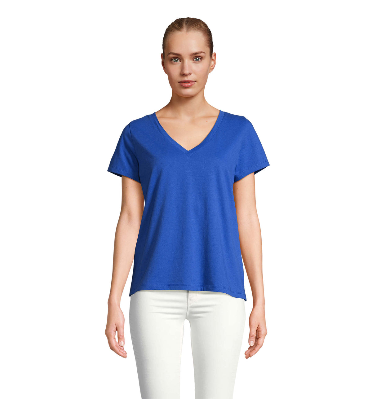 REGENT V WOMEN – REGENT V T-SHIRT WOMEN – Royal Blue