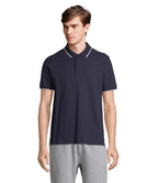 PALERMO – PALERMO POLO SHIRT – French Navy/white