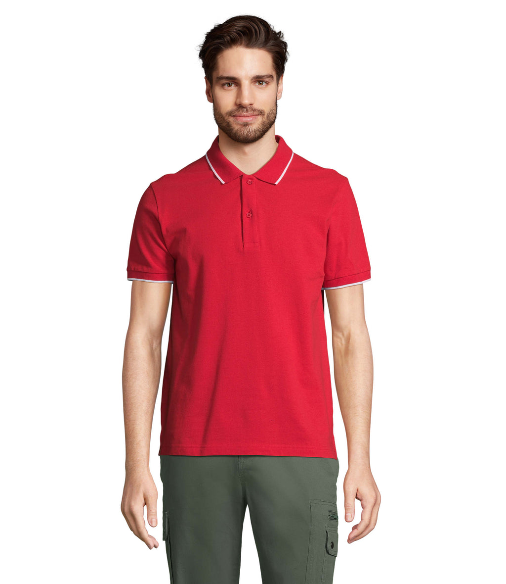 PALERMO – PALERMO POLO SHIRT – Khaki/Graphite
