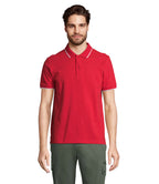 PALERMO – PALERMO POLO SHIRT – Khaki/Graphite