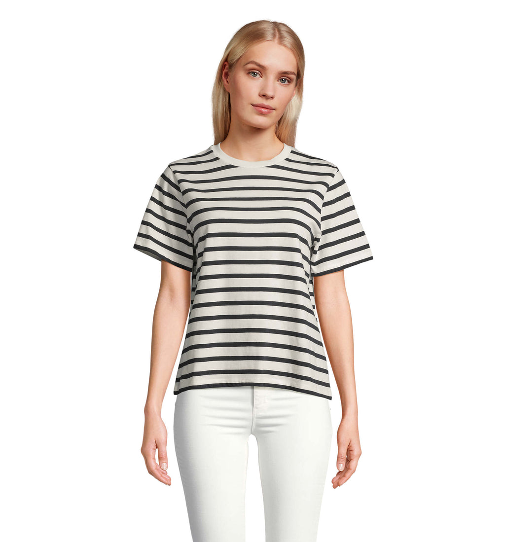 LEGEND WOMEN – LEGEND WOMEN T-SHIRT – Off White|Navy