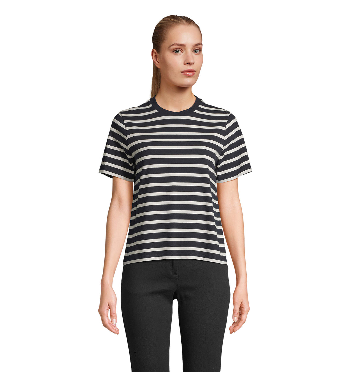 LEGEND WOMEN – LEGEND WOMEN T-SHIRT – Navy|Off White