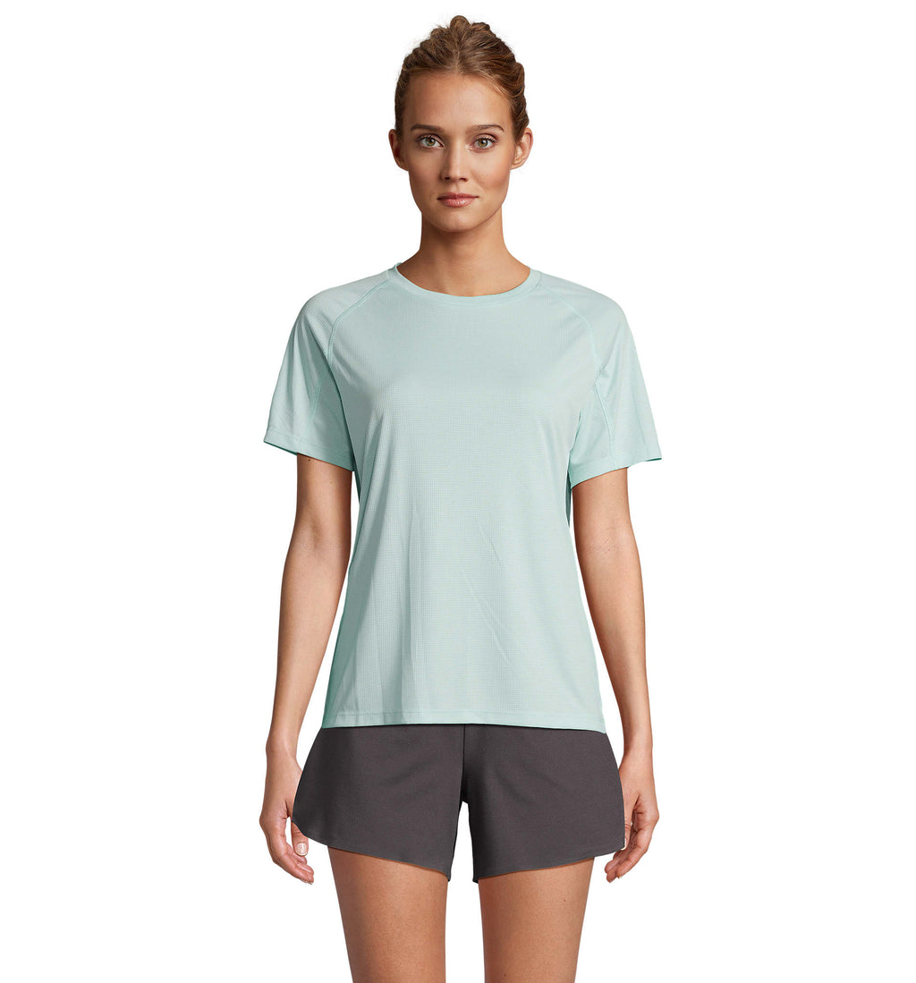 VORTEX WOMEN – VORTEX WOMEN RAGLAN T-SHIRT – Arctic Blue