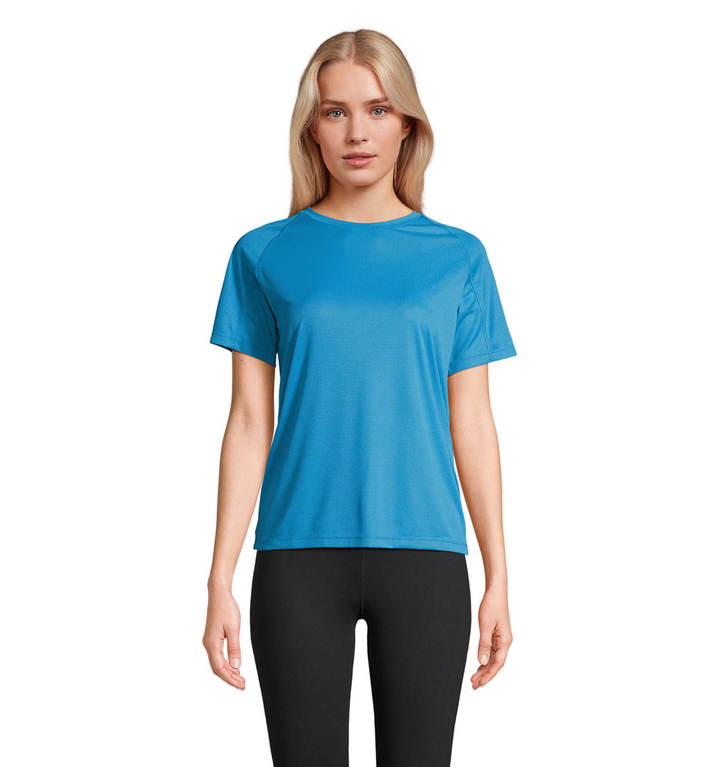 VORTEX WOMEN – VORTEX WOMEN RAGLAN T-SHIRT – Aqua