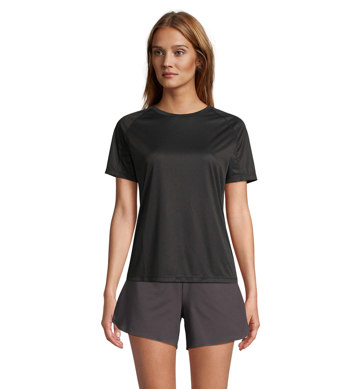 VORTEX WOMEN – VORTEX WOMEN RAGLAN T-SHIRT – Black