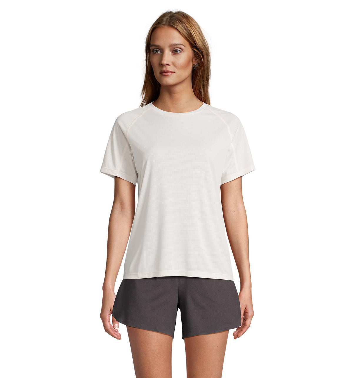 VORTEX WOMEN – VORTEX WOMEN RAGLAN T-SHIRT – Off-White