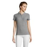 PEOPLE – PEOPLE WOMEN POLO 210g – Grey Melange 2