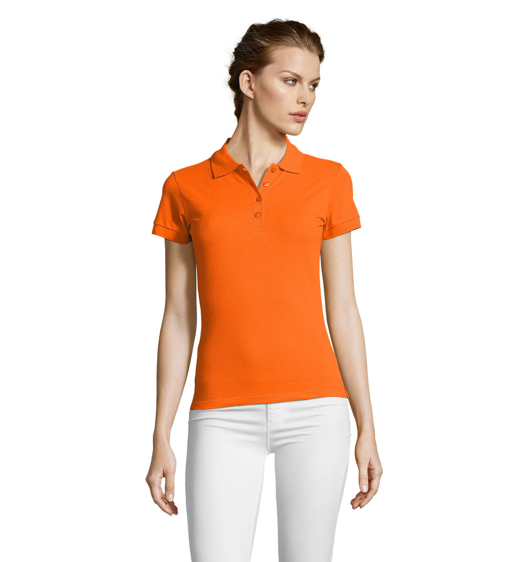 PEOPLE – PEOPLE WOMEN POLO 210g – Orange