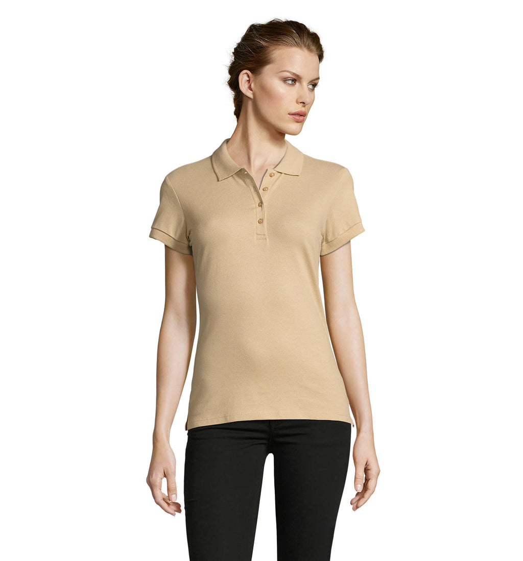PEOPLE – PEOPLE WOMEN POLO 210g – Sand