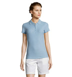 PEOPLE – PEOPLE WOMEN POLO 210g – Sky Blue Pique