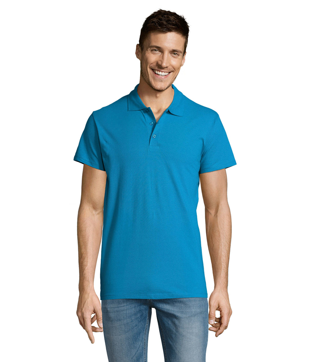 SUMMER II – SUMMER II MEN Polo 170g – Aqua