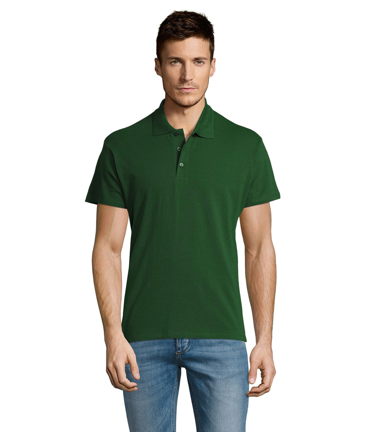 SUMMER II – SUMMER II MEN Polo 170g – Golf Green