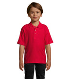 SUMMER II KIDS – SUMMER II KIDS Polo 170g – Red