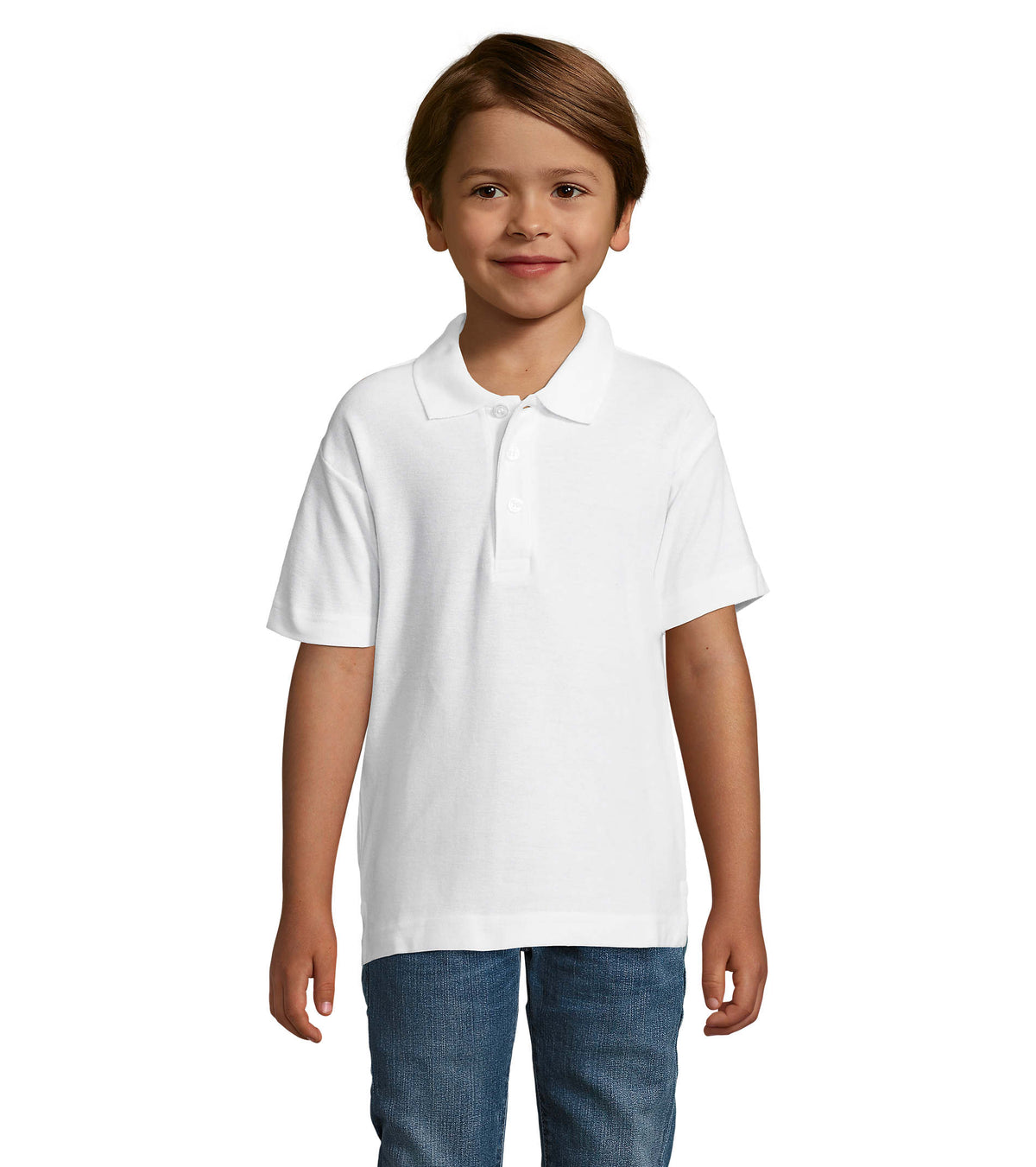 SUMMER II KIDS – SUMMER II KIDS Polo 170g – White