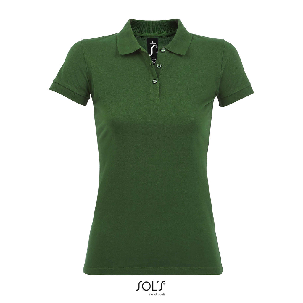 PERFECT WOMEN – PERFECT WOMEN POLO 180 – Bottle Green